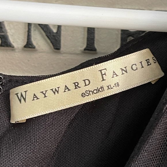 eShakti embroidered tulle overlay dress size 18 - Picture 2 of 12